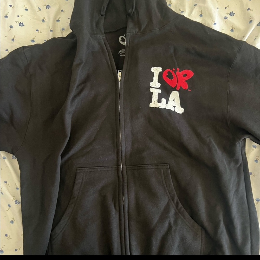 Olivia Rodrigo X complex merch la pop up! Zip up sweatshirt
